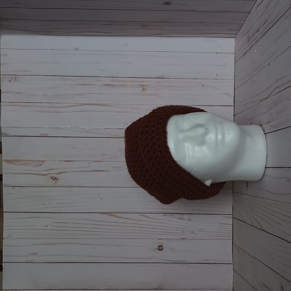 Hand crocheted slouch beanie